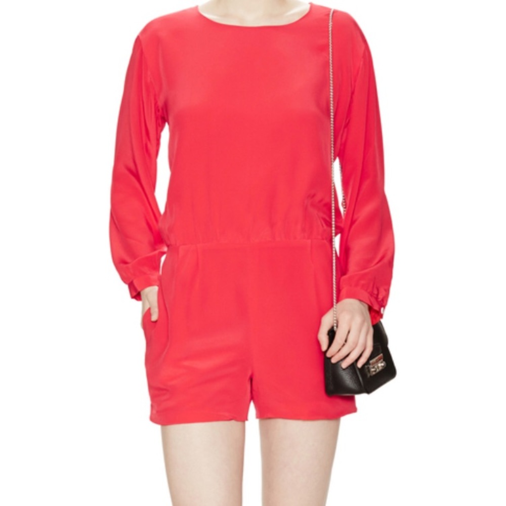 Cynthia Rowley Silk Romper